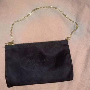 Vintage Prada Bag with Gold Chain